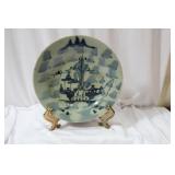 A Chinese Blue and White Plate