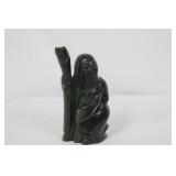 A Spinach Jade Figurine