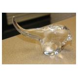 Signed Crystal Elephant