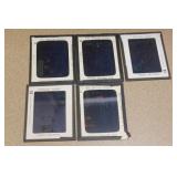 Lot of 5 Art Melody Glass Slides