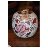 Apple Form Chinese Cloisonne Jar