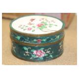 Cloisonne Oval Trinket Box