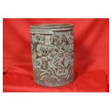 A Vintage/Antique Bamboo Carving Brush Pot