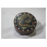 A Cloisonne Dragon Box