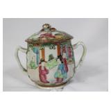 A Chinese Rosemedallion Sugar Container