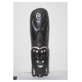 Mother of Pearl Inlaid Polynesian Mask