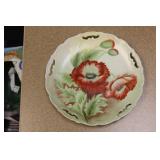 Artist Signed Reticulated Plate