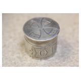 Vintage Sterling Trinket or Pill Box