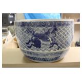 An Antique Chinese/Asian Dragon Fish Bowl