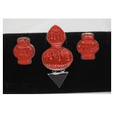 A Cinnabar and Sterling Suite