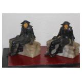 Pair of Paul Herzl Sailor Bookends