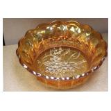 Large carnival glass bowl