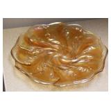Carnival glass tray