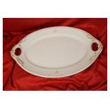 A Two Handle Porcelain Tray