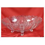 3 Legged Glass Bowl