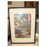 Japanese Hiroshige Woodblock Print