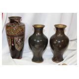 Lot of 3 Cloisonne Articles