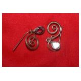 A Pair of Sterling Earrings