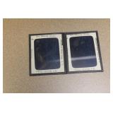 Lot of 2 Art Melody Glass Slides