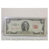 1953 Red Seal $2.00 Note