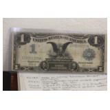 1899 Black Eagle One Dollar Note
