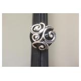 Sterling and Onyx Ring