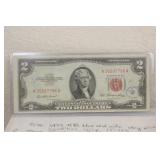 1953 Red Seal $2.00 Note