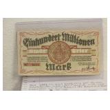 1923 German One Hundred Million Mark