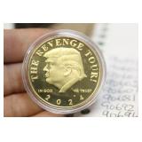 Commemorative Trump coin