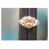 Sterling and Stone Ring