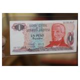 Argentina 1 Peso Bank Note