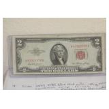 1953 Red Seal $2.00 Note