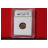 A Slabbed Roman  Bronze Coin