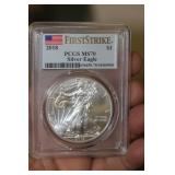 PCGS Graded 2018 Silver Eagle Coin
