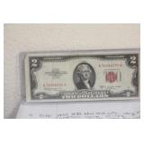 1953 Red Seal $2.00 Note