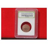 A Slabbed Large Bronze Roman Coin