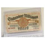 1923 German One Hundred Million Mark