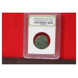 A Slabbed Large Bronze Roman Coin