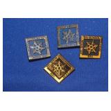 Lot of 4 Ski School Pins