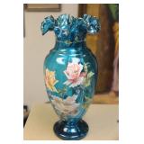 Hand Blown Blue Vase