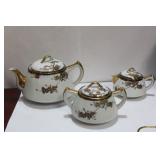 An Antique/Vintage Japanese Kutani Teaset