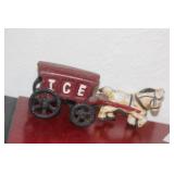 Cast Iron Donkey Wagon