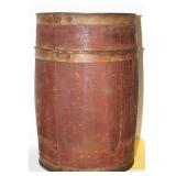 An Antique Spaulding and Frost Wooden Barrell