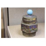 Antique Chinese Enamel on Copper Box