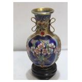 A Cloisonne Vase on Stand