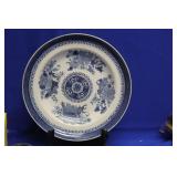 A Possibly Fitzhug Blue and White Export Plate