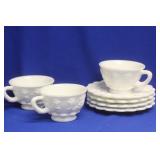 Lot of Westmoreland Cups and Saucers