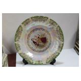 A Japanese Porcelain Portrait Plate