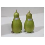 Lot of 2 Signed Gozo Glass Pears