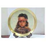 Native American Motif Collector's Plate by Perillo